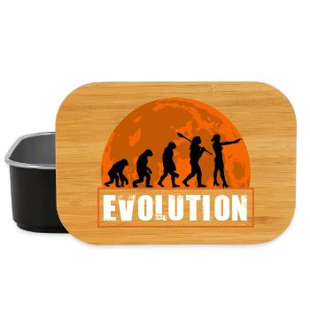 Evolution of Woman Gun Shooting Sport Design - Lunch Box - black - Front