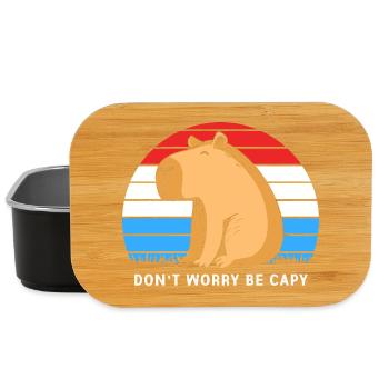 Capybara - Lunch Box - Schwarz - Vorne