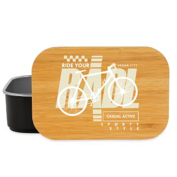 Urban Bike Casual Active Radl Radln - Lunch Box - Schwarz - Vorne