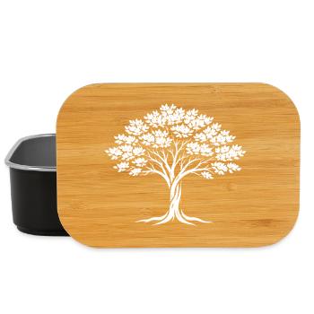 Tree of Life Silhouette - Lunch Box - black - Front