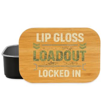 Female Soldier Female Soldier Loadout Locked In - Lunch Box - black - Front