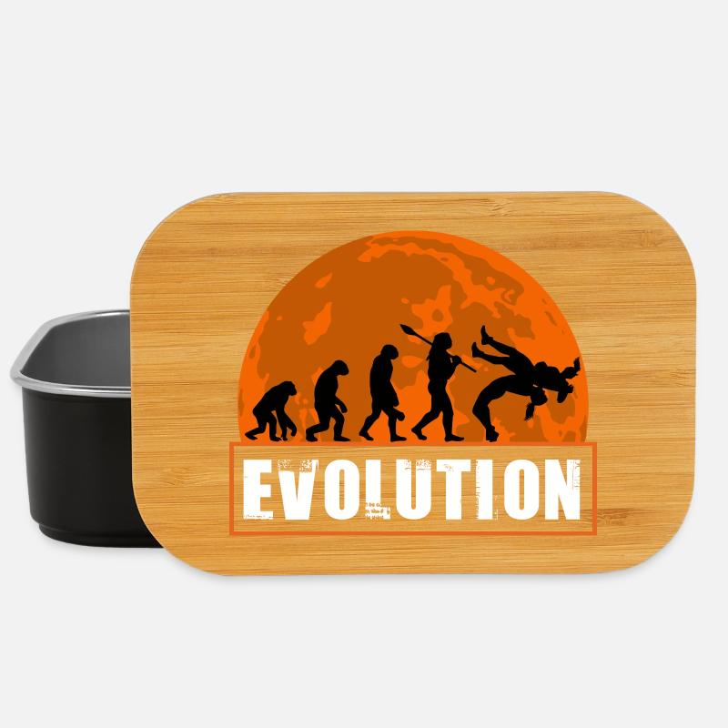 Évolution de la lutte : Sports de combat drôles de lutte - Boîte à goûter - noir