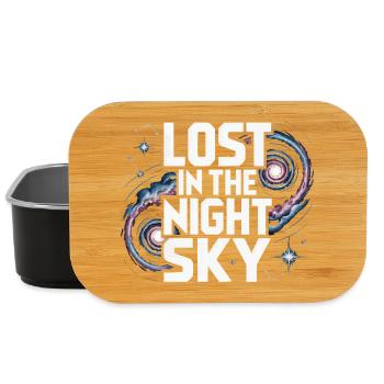 Astronom Galaxy Outerspace Universe Astronomie - Lunch Box - Schwarz - Vorne
