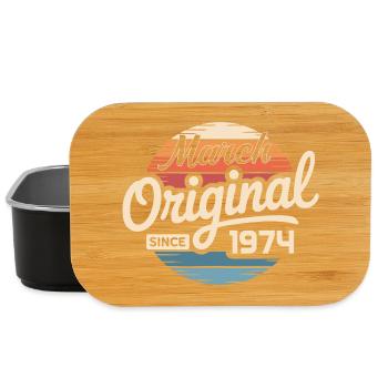 Legendary since march 1974 - Lunch Box - black - Front