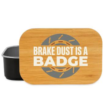 Track Day Brake Dust Hpde Track Car Autocross - Lunch Box - black - Front