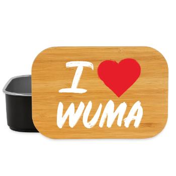 I Love Wuma – Bad Dürkheim Wurstmarkt & Pfalz - Lunch Box - Schwarz - Vorne