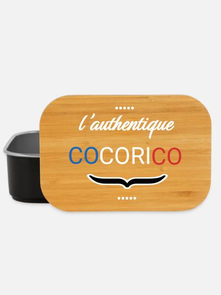 Cocorico – Design Français Minimaliste - Boîte à goûter - noir