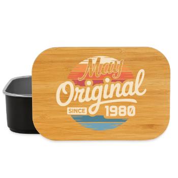 Legendary since May 1980 – Retro Vintage 1980 - Lunch Box - black - Front