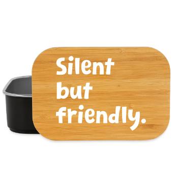 Introvert - Funny Introvert Design - Sarcastic - Lunch Box - black - Front