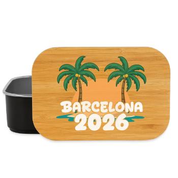 Barcelona 2026 - Lunch Box - Schwarz - Vorne