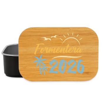Formentera 2026 - Lunch Box - Schwarz - Vorne
