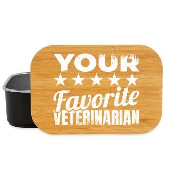 Veterinary saying - Lunch Box - black - Front