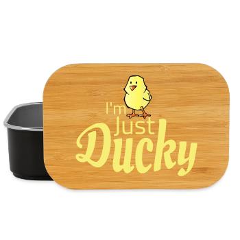 Just Ducky Fun Graphic Tee - Lunch Box - black - Front