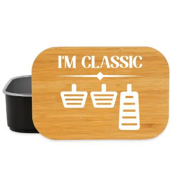 I'm classic Car lover car guy mechanic - Lunch Box - black - Front