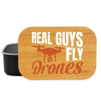 I've had enough, I'm going to fly, drone, drone pilot - Lunch Box - black - Front