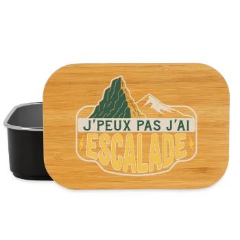 Escalade J’peux pas - Boîte à goûter - noir - Devant