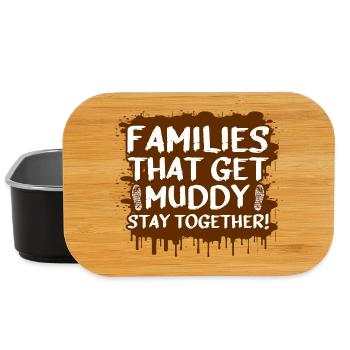 Families muddy Schlammlauf Mud Run Muddy Race - Lunch Box - Schwarz - Vorne