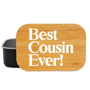 Best cousin ever - Lunch Box - black - Front