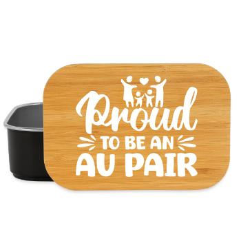 Childcare Provider Proud To Be An Au Pair Daycare - Lunch Box - black - Front