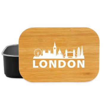 Skyline de Londres - Boîte à goûter - noir - Devant