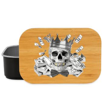 Tete de mort - Boîte à goûter - noir - Devant