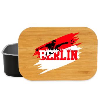 Fußball Berlin - Lunch Box - Schwarz - Vorne
