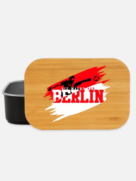 Fußball Berlin - Lunch Box - Schwarz