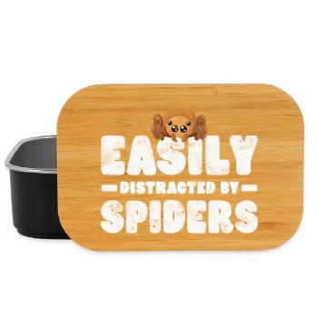 Spider Tarantula - Lunch Box - black - Front