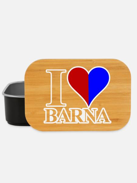 Ich liebe Barna - Lunch Box - Schwarz