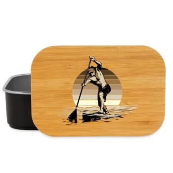 Standup Paddleboarding - SUP - Lunch Box - black - Front