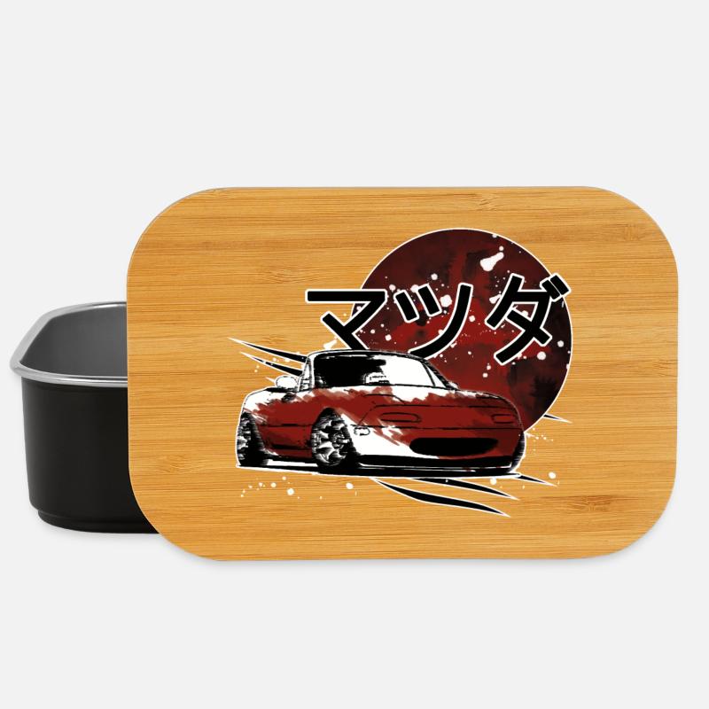 Voiture japonaise Miata Mx5 - Boîte à goûter - noir