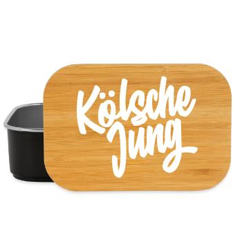 Kölsche Jung Script Design - Lunch Box - Schwarz - Vorne