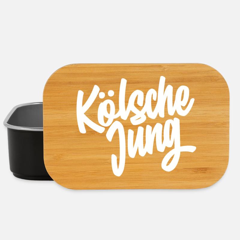 Kölsche Jung Script Design - Lunch Box - Schwarz