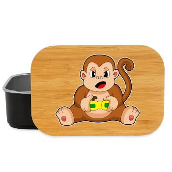 Affe Gamer Controller - Lunch Box - Schwarz - Vorne
