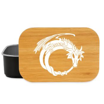 L'anneau du dragon blanc - Boîte à goûter - noir - Devant