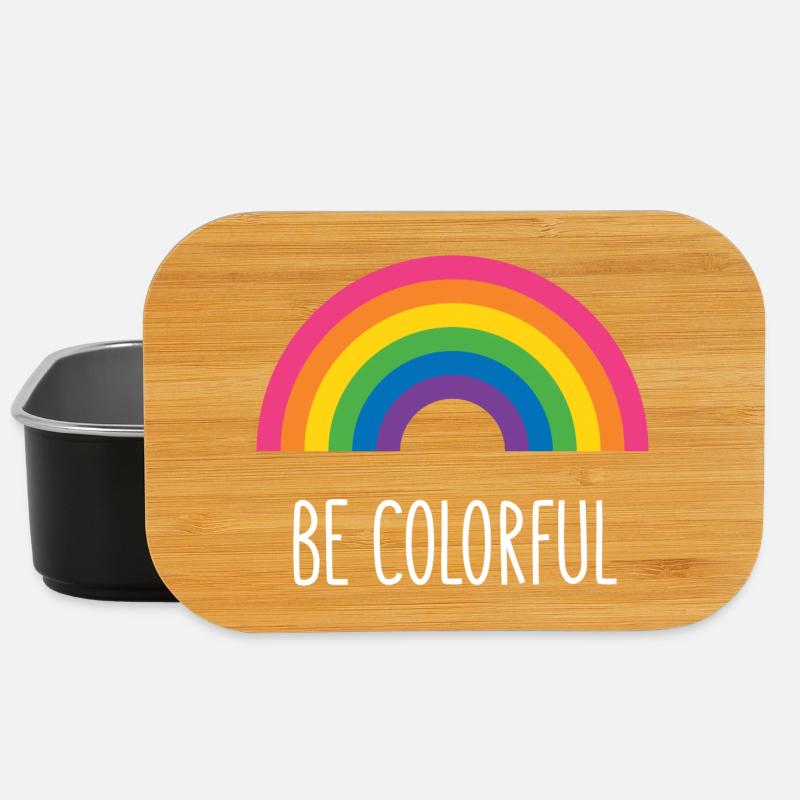 Pride Month LGBTQ - Sei bunt - Lunch Box - Schwarz