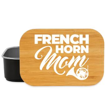 French Horn Mother - Lunch Box - black - Front