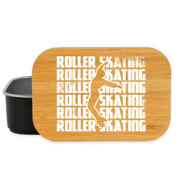 Patinage artistique à roulettes - Boîte à goûter - noir - Devant