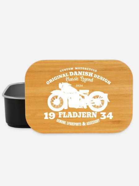 Danish Motorcycle 1934 Nimbus - Lunch Box - black