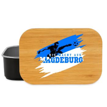Die Macht aus Magdeburg - Lunch Box - Schwarz - Vorne