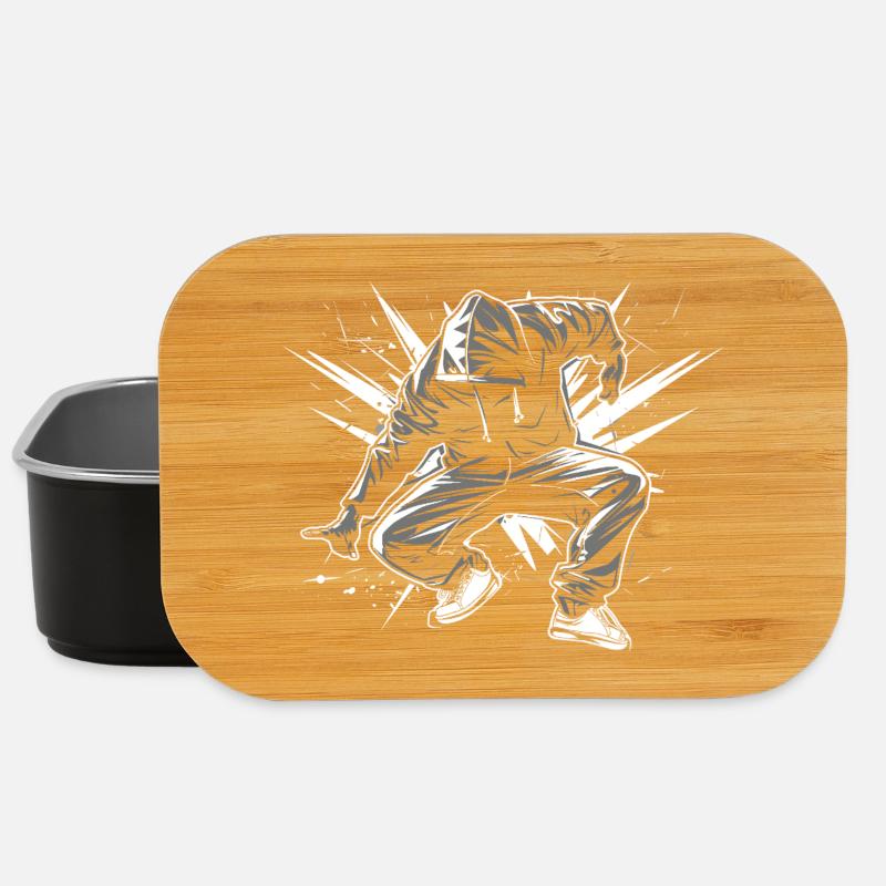 Breakdancer - Lunch Box - Schwarz