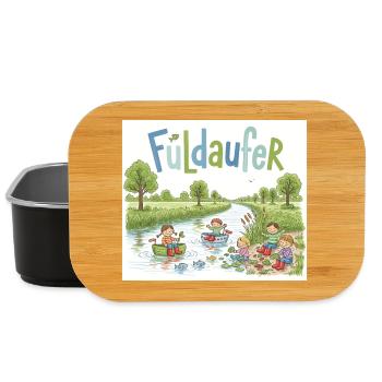 Fuldaufer: River Adventure ! - Lunch Box - black - Front