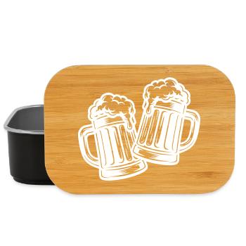 Toast beer Cheers - Lunch Box - black - Front