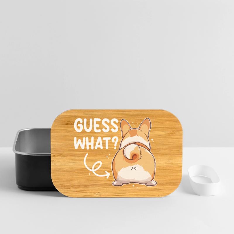 Devinez ce que dit Corgi Butt Boîte à goûter