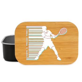 Tennis Glitch Barcode Sweat à capuche - Boîte à goûter - noir - Devant