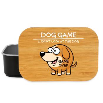 Hundespiel Schau den Hund nicht an Lustiger Hund - Lunch Box - Schwarz - Vorne