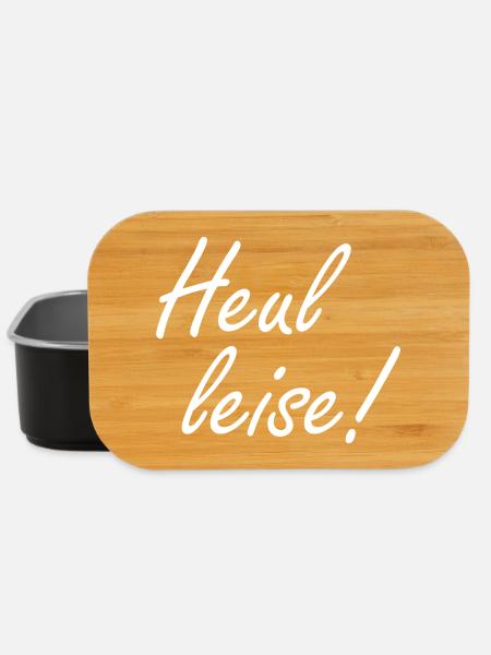 Heul Leise - Lunch Box - Schwarz