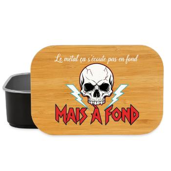 Metal music at full blast - Lunch Box - black - Front