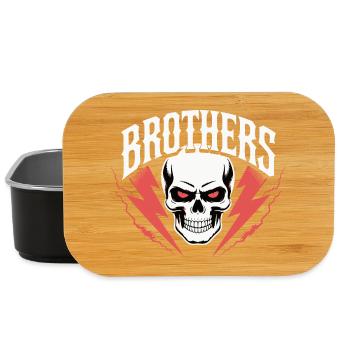 Brothers Skull Thunder Crest - Lunch Box - black - Front