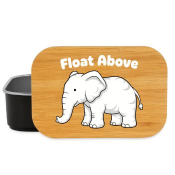 Float Above Elephant - Lunch Box - black - Front
